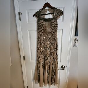 Adrianna Papell embellished evening gown